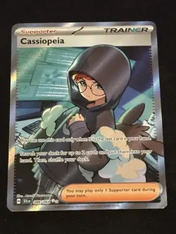 Pokemon TCG Cassiopeia Trainer Shrouded Fable Holo Ultra Rare Card 086/064 S&V - Image 1