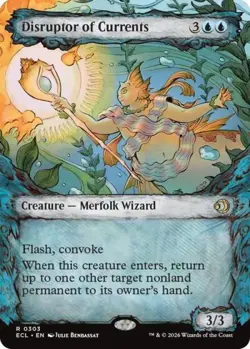 Disruptor of Currents (Showcase) - Near Mint MTG Lorwyn Eclipsed - Image 1