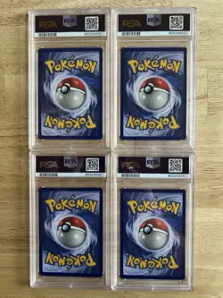 Pokemon TCG Mew Black Star Promos Card 8, Lot of 4, RARE, PSA Graded 8 NM-MT - Image 2