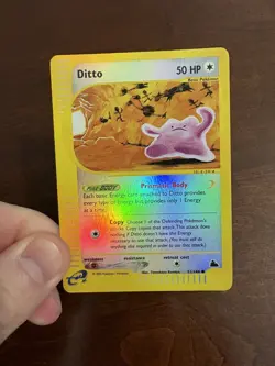 Pokemon Card Ditto Skyridge Holo Reverse 051 51 144 WOTC E-Reader - Image 1