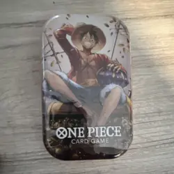 Bandai Namco One Piece Card Game Tin Pack Set Vol.2 2 Packs Booster Promo Luffy - Image 1