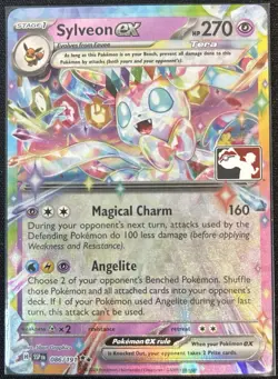 Sylveon Ex 086/191 NM Play Stamp Prize Pack Series 7 Pokemon TCG Card - Image 1
