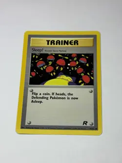 Sleep! Team Rocket 79/82 Unlimited Common Vintage WoTC Pokemon Card NM/LP - Image 1