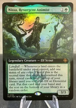 Nissa, Resurgent Animist (Extended Art) March of the Machine: The Aftermath Foil - Image 1