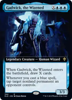 1 x Gadwick, the Wizened - Extended Art - Throne of Eldraine - NM-Mint - MTG - Image 1