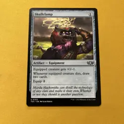 Skullclamp #103 (NM) Tarkir Dragonstorm TDC Magic MTG - Image 1