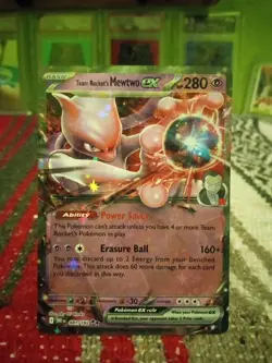 Team Rockets Mewtwo ex 081/182 Double Rare Destine Rivials Pokemon !!MINT!! - Image 1