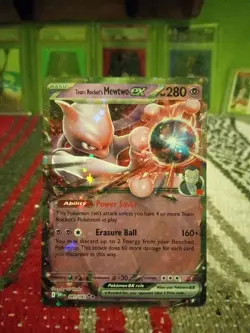 Team Rockets Mewtwo ex 081/182 Double Rare Destine Rivials Pokemon !!MINT!! - Image 2