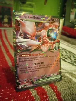 Team Rockets Mewtwo ex 081/182 Double Rare Destine Rivials Pokemon !!MINT!! - Image 5