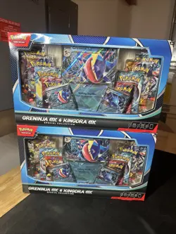 Pokemon Trading Card Game Greninja ex and Kingdra ex Special Collection Box x2 - Image 1