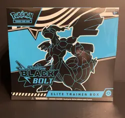 Pokemon TCG Scarlet & Violet Black Bolt Elite Trainer Box Etb Factory Sealed NEW - Image 1