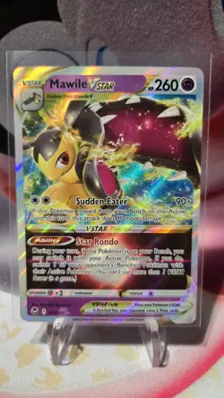 Pokemon TCG SWSH: Silver Tempest Mawile VSTAR 071/195 Holo Ultra Rare NM - Image 1