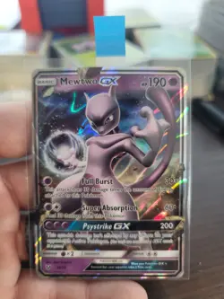 Pokemon Mewtwo GX 39/73 Shining Legends Holo - Image 3