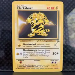 Pokemon TCG - ELECTABUZZ - 24/130 - RARE - UNLIMITED - BASE SET 2 (2000) - Image 1
