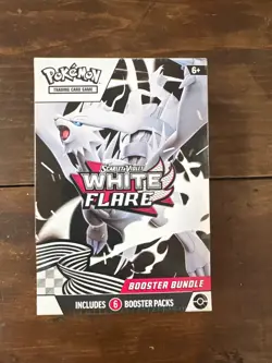 Pokemon TCG Scarlet and Violet WHITE FLARE Booster Bundle 6 packs NEW SEALED - Image 1