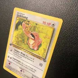 Lickitung 38/64 Junge 1st First Edition Pokemon Card In NM Condition - Image 4
