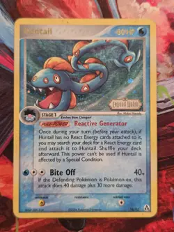 Huntail 18/92 Legend Maker Reverse Holo Pokemon Card - Image 1