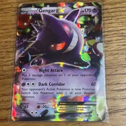 Gengar EX #34/119 Phantom Forces Pokemon 2014 - Image 1