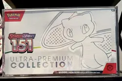 Pokemon TCG 151 Ultra-Premium Collection Box Sealed w/Magnetic Acrylic Case 820650855412 - Image 1