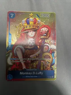 Monkey D. Luffy P-043 - One Piece Convention EXCLUSIVE FOIL ENGLISH CHECK PHOTOS - Image 1