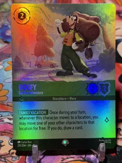 GOOFY Set for Adventure - Lorcana TCG 211/204 - EPIC - Fabled - Image 1