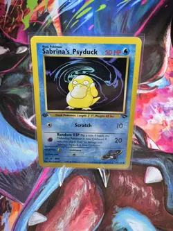 Pokemon Card - Sabrina's Psyduck Gym Challenge 99/132 Common 1st Edition - Image 1