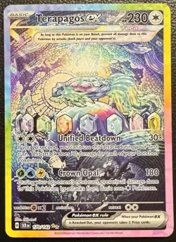 Terapagos EX 170/142 Stellar Crown Special Illustration Rare NM/M Pokemon Card - Image 1