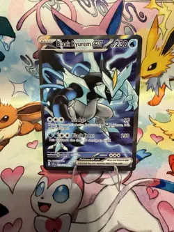Pokemon TCG Black Kyurem EX Surging Sparks 218/191 Full Art Ultra Rare Holo Card - Image 1