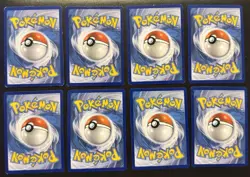 8x Meowth Lot Pokemon Cards Collection Set LP - Heavy play - Image 2