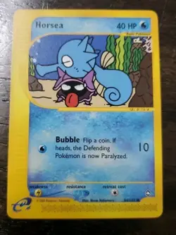 Pokemon Card - Aquapolis 64/147 - VOLTORB - NM -84/147 HORSEA (uncommon) Lot - Image 3