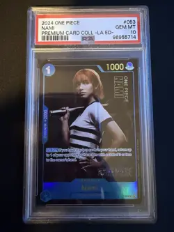 2024 One Piece Premium Card Coll -LA ED- #053 Nami PSA 10 GEM MINT - Image 1