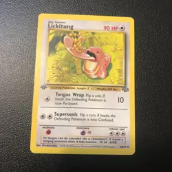Lickitung 38/64 Jungle 1st First Edition Pokemon Card In NM Condition. - Image 1