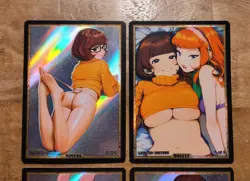 VELMA DINKLEY Waifu Anime Card 1/1 Custom TCG Holo T09744 Lot of 4 🔥 - Image 2