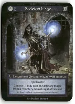 Sorcery: Contested Realm Gothic Skeleton Mage Exceptional Air - Image 1