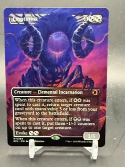 MTG Emptiness Borderless NONFOIL Lorwyn Eclipsed M0294 - Image 1