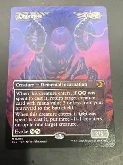 MTG Emptiness Borderless NONFOIL Lorwyn Eclipsed M0294 - Image 3