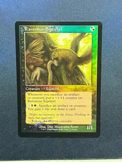 MTG Ravenous Squirrel FOIL Retro Frame Open House Promo Magic the Gathering TCG - Image 1