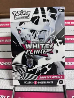 Pokemon White Flare Booster Bundle Sealed 6 Packs TCG - Image 1
