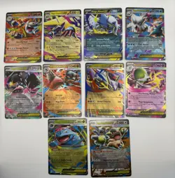 Pokemon TCG - Mega Evolution EX Double Rare - Complete EX Set - 10 Card Lot - Image 1
