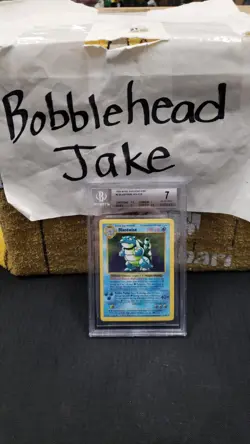 1999 BLASTOISE HOLO BASE SHADOWLESS POKEMON TCG #2/102 BECKETT NEAR MINT BGS 7 - Image 1