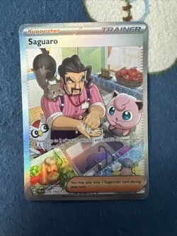 Saguaro Full Art Trainer Paldea Evolved, Pokemon Card 270/193 - Image 1