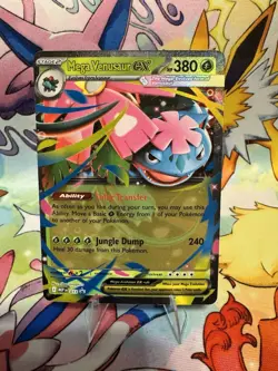 Pokemon TCG Mega Venusaur ex 13 Promo ME01: Mega Evolution Near Mint - Image 1