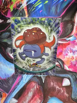 Gloom #44 - Green LOGO - NON-HOLO - SERIES 1 - TOPPS Pokemon Cards NM - Image 1