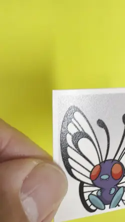 Korean Pokemon TCG Passport Photo ID Limited Edition Butterfree Very Rare Mint - Image 2