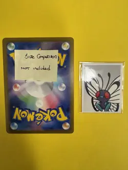 Korean Pokemon TCG Passport Photo ID Limited Edition Butterfree Very Rare Mint - Image 4