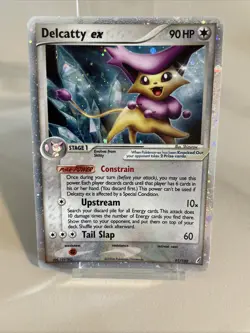 Delcatty ex Ultra Rare Crystal Guardians 91/100 LP Pokemon TCG - Image 1