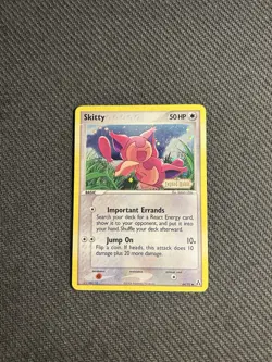 Pokemon TCG Skitty 64/92 Legend Maker Reverse Holo MP - Image 3