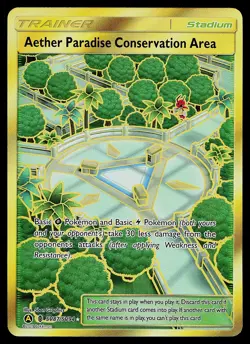 Pokemon Card - Aether Paradise Conservation Area Hidden Fates SV87/SV94 Full Art - Image 1