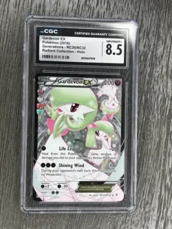2016 POKEMON GENERATIONS RADIANT COLLECTION HOLO #RC30 GARDEVOIR EX CGC 8.5 - Image 1