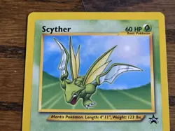 Pokemon Wotc Black Star Promo # 45 SCYTHER **not played** - Image 2